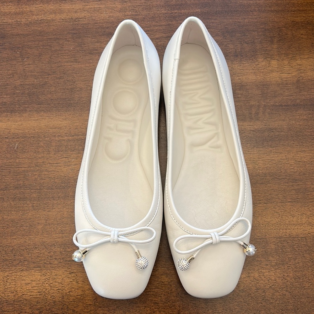 Jimmy Choo Bow Ballerina Flats